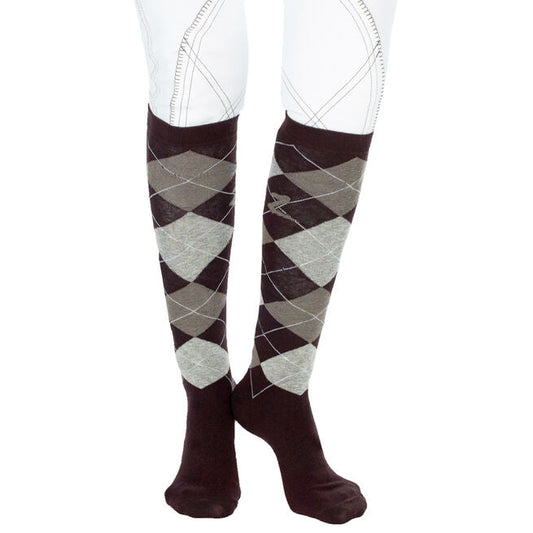 Horze Holly Argyle Riding Socks