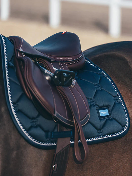 Equestrian Stockholm Jump Saddle Pad Midnight Blue