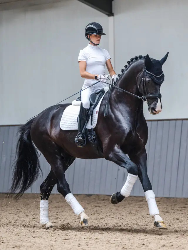 LeMieux Cotton Dressage Square - White