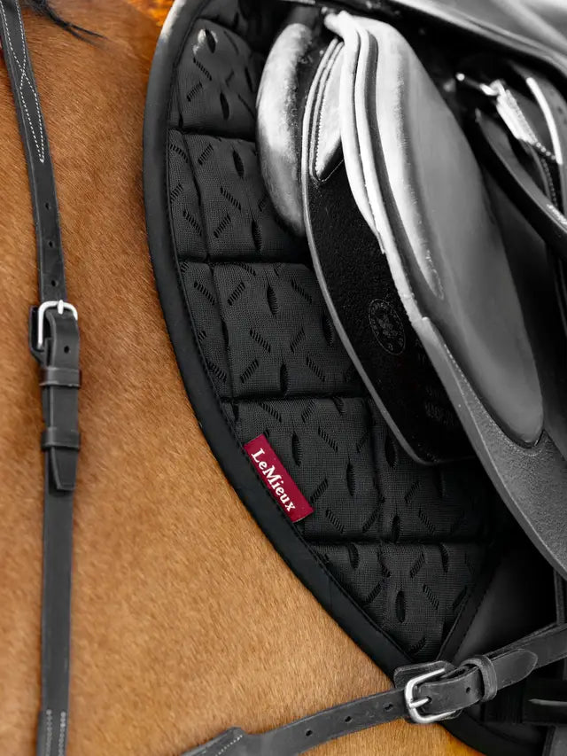 LeMieux 3D Mesh Self-Cool Eurojump Square - Black