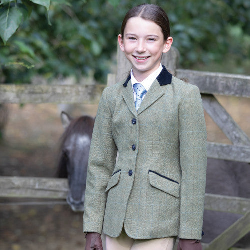 Junior Thornborough Deluxe Tweed Riding Jacket