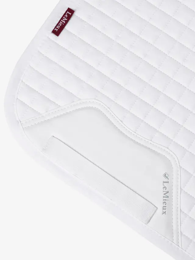 LeMieux Cotton Dressage Square - White
