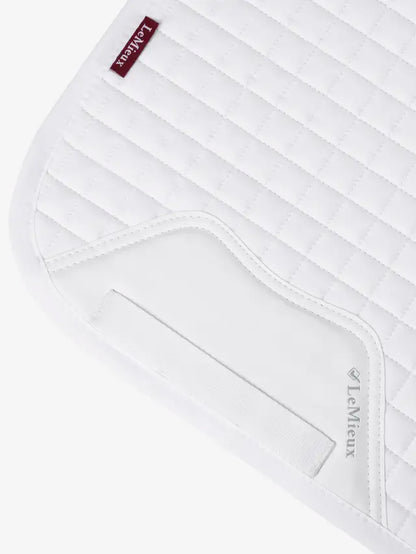 LeMieux Cotton Dressage Square - White