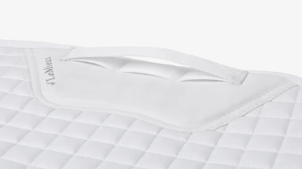 LeMieux Cotton Dressage Square - White