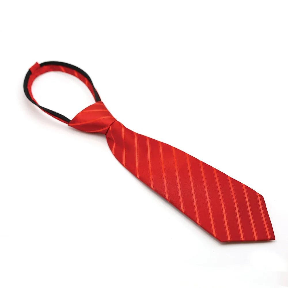 Junior Luxury Red Ready-Tied Show Tie