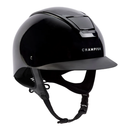 Champion Insight Peaked Helmet - Metallic Black