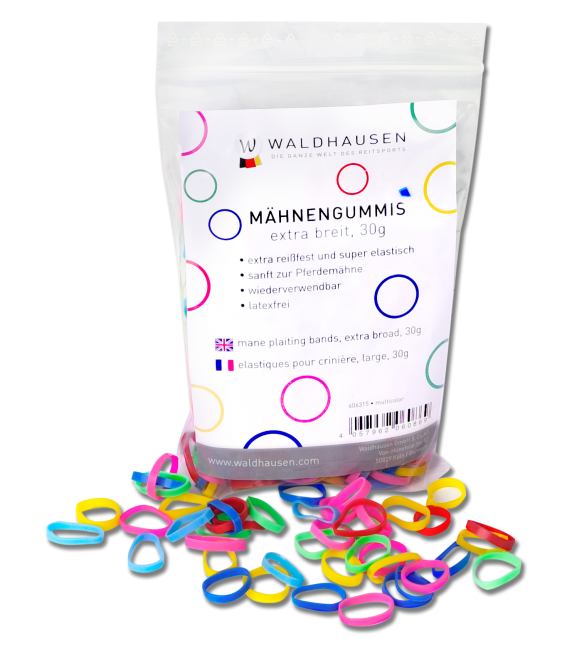 PLAITING BANDS, EXTRA WIDE, MULTICOLOUR