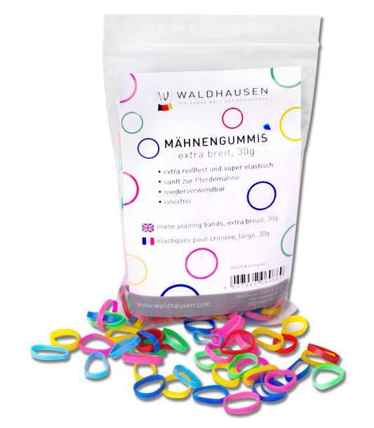 PLAITING BANDS, EXTRA WIDE, MULTICOLOUR