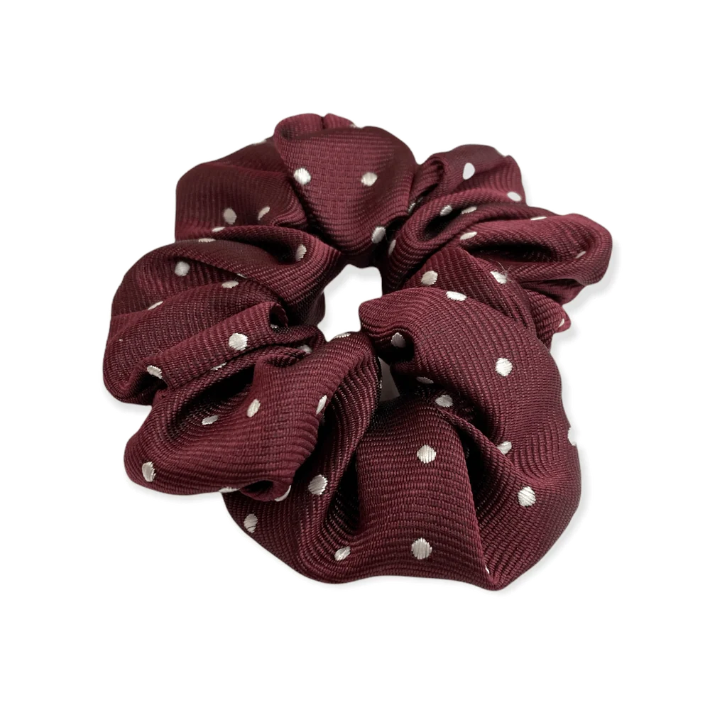 Polka Dot Hair Scrunchies