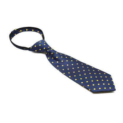 Junior Polka Dot Zipper Tie