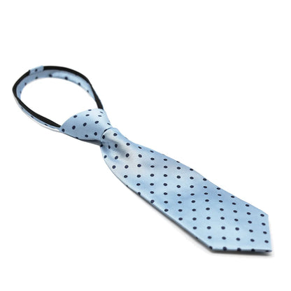 Junior Polka Dot Zipper Tie