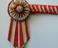 Windsor Browband Red Red Gold