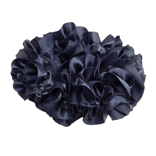 Rosette Crystal Hair Scrunchie
