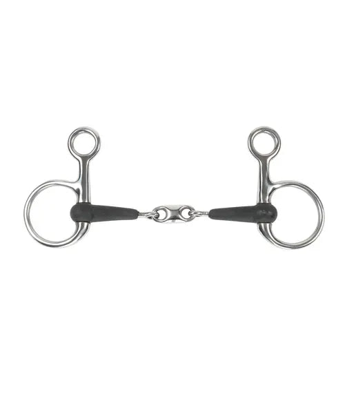 Shires Equikind+ Hanging Cheek Peanut Link Bit