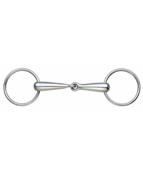 Shires Hollow Mouth Loose Ring Snaffle