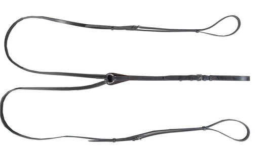 Triangle draw reins with stainless steel fittings