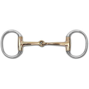 Waldhausen Eggbut Snaffle Single Jointed Copper
