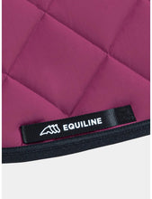 WOOD VIOLET ROMBO TECH QUILTED SADDLE PAD WITH TRIANGLE