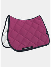 WOOD VIOLET ROMBO TECH QUILTED SADDLE PAD WITH TRIANGLE